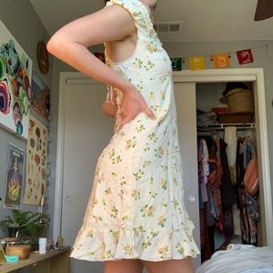 FREE PEOPLE Like A Lady Printed Mini Dress